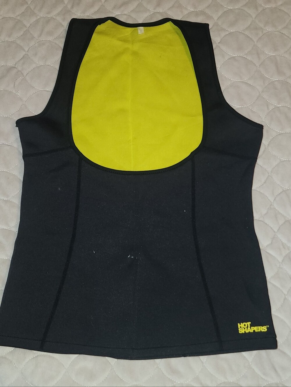 Hot Shapers Women's Black Tank with Yellow Panel